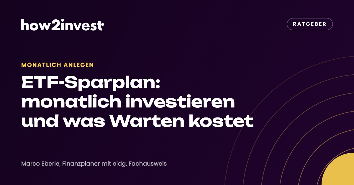 ETF-Sparplan: monatlich investieren und was Warten kostet. how2invest Ratgeber